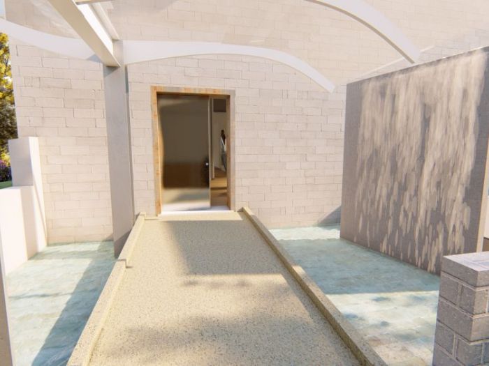 Archisio - Andrea Sorci Natural Living - Progetto Ipotesi progetto di ripristino di un capannone a borghetto flaminio rm per la sede museale della fondazione