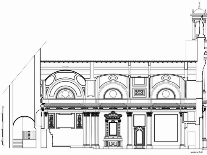Archisio - Maurizio Loi - Progetto Rilevo della chiesa della madonna del carmine