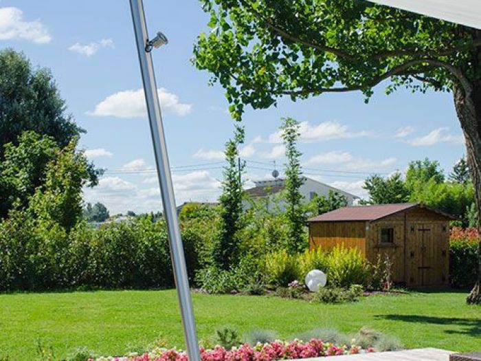 Archisio - De Biasi Tendaggi - Progetto Outdoor con piscina