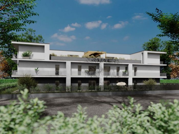 Archisio - Carlo Porcari - Progetto Nuova realizzazione fabbricato condominiale alto livello energetico e sismico