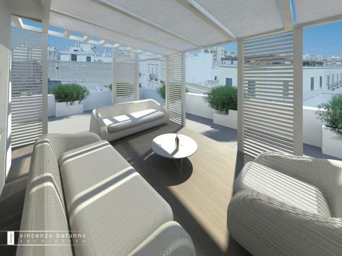 Archisio - Vincenzo Bafunno - Progetto Pergolato architettonico