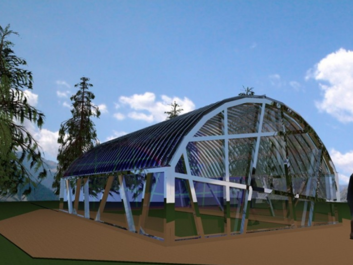 Archisio - Domenico Morolla - Progetto Progetto copertura piscina