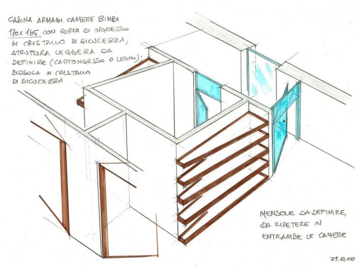 Archisio - Valter Arcari - Progetto Appartamento - nuova costruzione