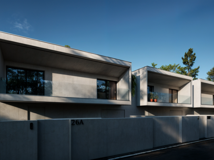 Archisio - Antonio Cacurio - Progetto Trifamiliare grandi a dolo - venezia studio cacurio