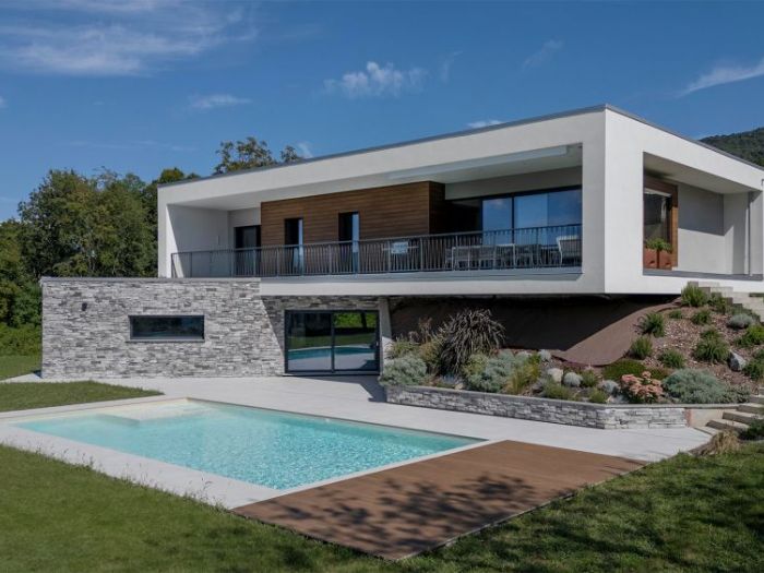 Archisio - Marlegno - Progetto Villa moderna in legno castello di brianza