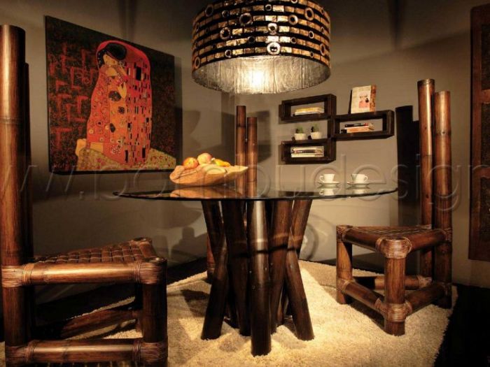 Archisio - Bambu Design - Progetto Tavoli basi tavolo sedie poltroncine