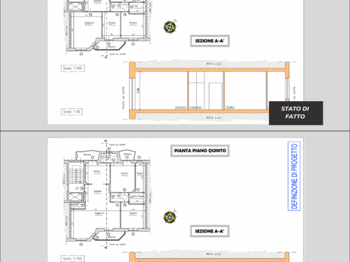 Archisio - Studio Tecnico Associato Ivaldi Carrer - Progetto Ristrutturazione interna di un appartamento ad alessandria