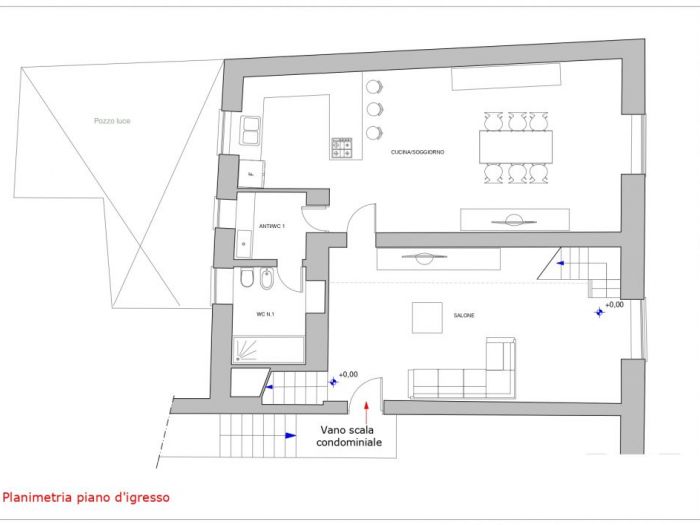 Archisio - Bellomontepensabene - Progetto Attico centro storico di palermo