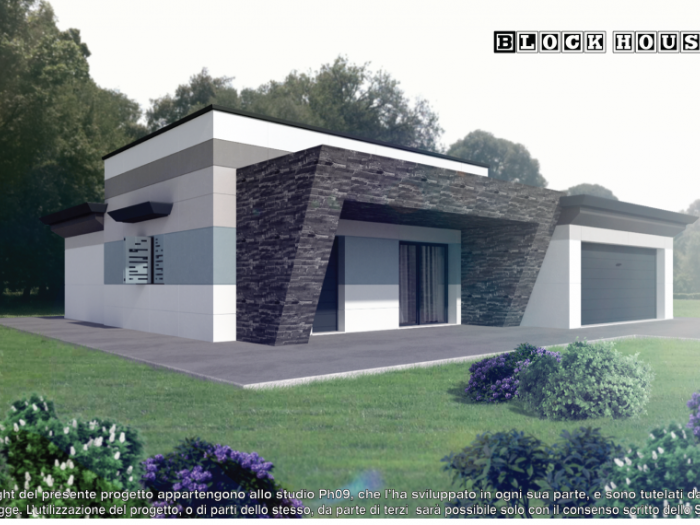 Archisio - Studio Di Progettazione Ph09 - Progetto Villa block house