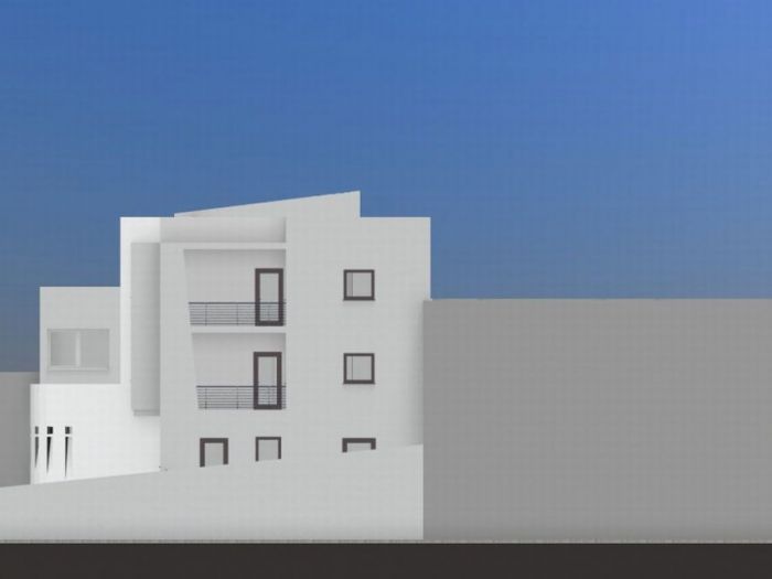 Archisio - Fabio Bisciglia - Progetto Studio di una soluzione architettonica per lampliamento in soprelevazione di un fabbricato a destinazione residenziale costruito negli anni 80