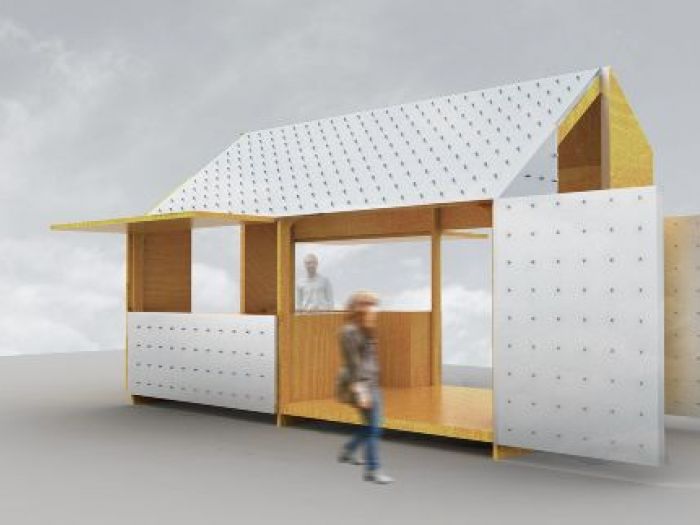 Archisio - Alessandro Ferro - Progetto Prefabricated module for archaeological area