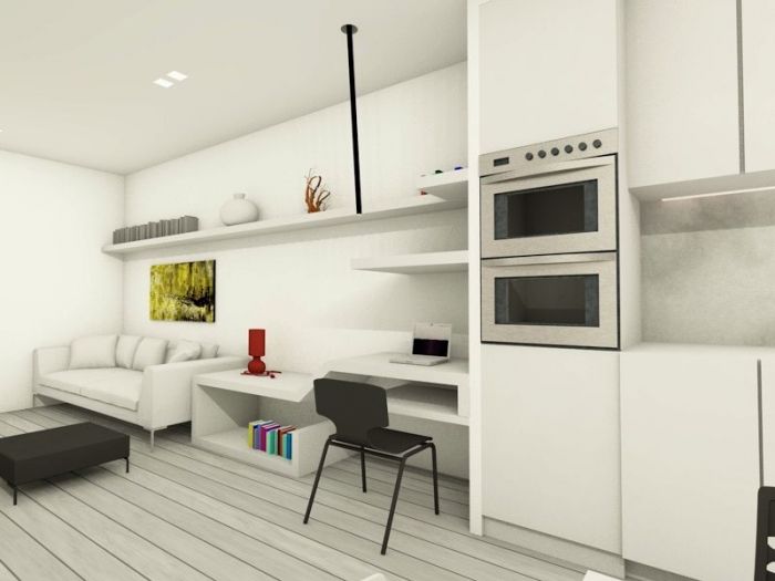 Archisio - Rdstudioarchitettura - Daniele Russo - Progetto Casa m Progetto per la ristruttura Di un piccolo appartamento