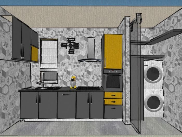 Archisio - Interno 75 - Progetto Tre locali nella provincia milanese