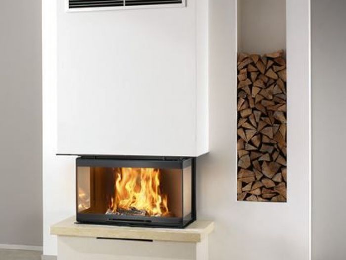 Archisio - Lavori Daltri Tempi - Progetto Caminetto ad angolo su misura