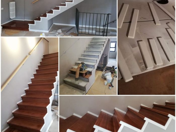 Archisio - Parquettista Roma - Progetto Posa e restauro scale in legno