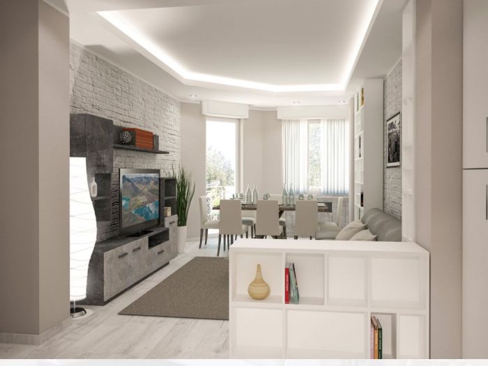 Archisio - Mc Rendering Solution - Progetto restyling fresco e moderno di un ambiente spento e vetusto