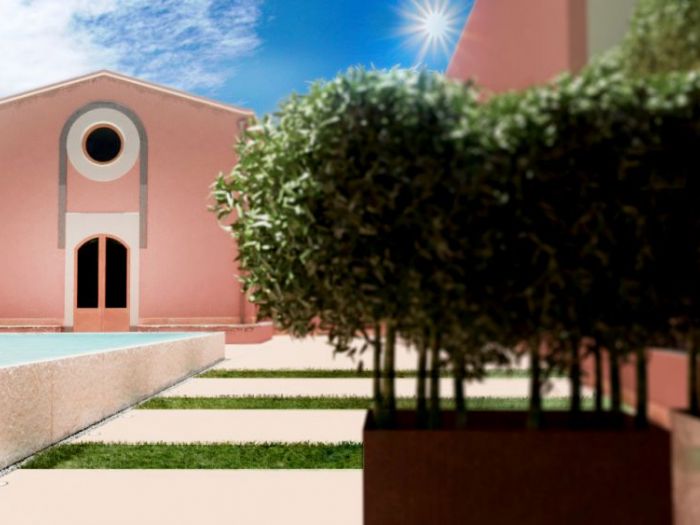 Archisio - Vincenzo Bonarrigo - Progetto Progetto piscina a sfioro e organizzazione esterna