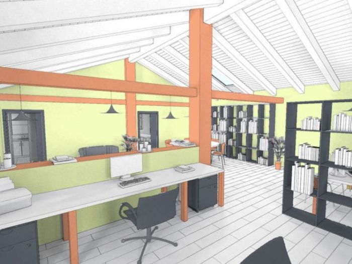 Archisio - Alessandro Rossino - Progetto Progettazione di interni locali uffici