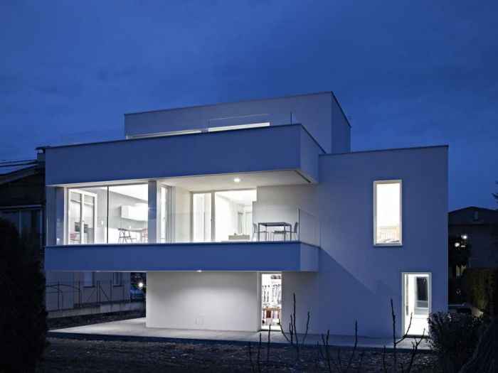 Archisio - Burnazzi Feltrin Architetti - Progetto Edificio unifamiliare bl