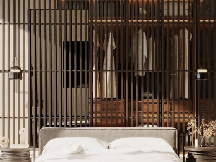 Archisio - Red Head Design - Progetto Camera da letto con spogliatoio