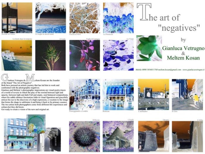 Archisio - Gianluca Vetrugno Meltem Kosan the Art Of The Negative - Artisti - Progetto The art of negative