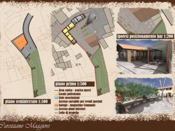 Archisio - Arch Lorenzo Ardito - Progetto Riqualificazione di unarea del centro storico di carrezzano maggiore