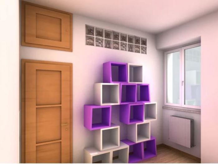 Archisio - Gesino Macrina - Progetto Nuova distribuzione degli spazi interni di un appartamento cavour - roma2014