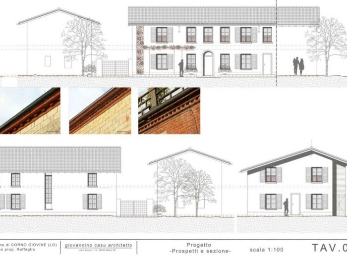 Archisio - Studiocasu Architettura Urbanistica Design - Progetto Ristrutturazione complesso rurale corno giovine