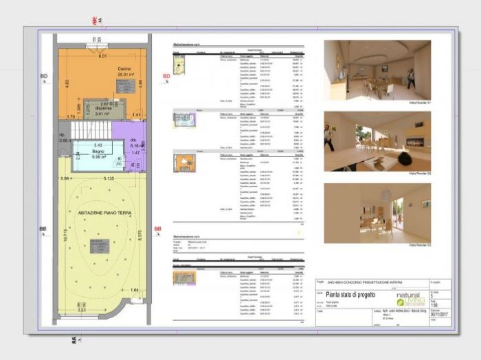 Archisio - Andrea Sorci Natural Living - Progetto Ipotesi di ristrutturazione villa a roma