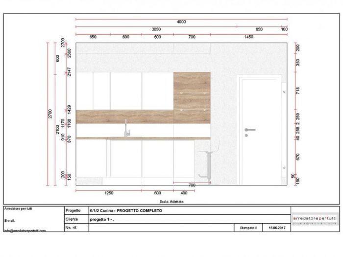 Archisio - Luca Riccardo - Progetto Cucina abitabile