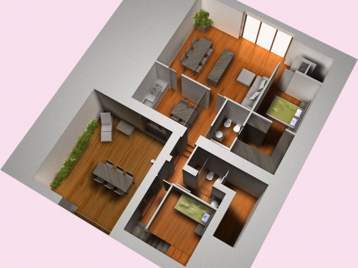 Archisio - Luca Longu - Progetto Progettazione appartamento roma via margutta