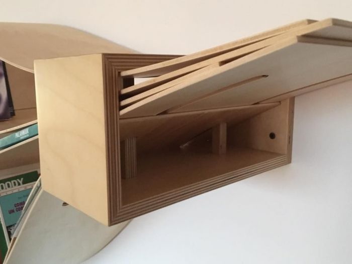 Archisio - Onlywood - Progetto Bubble library tavolo industrial