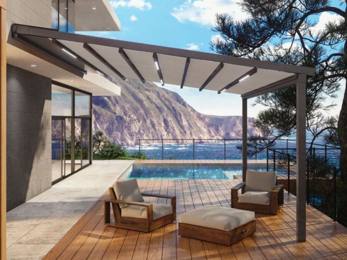 Archisio - Pezzoni Tappezzeria Tendaggi - Progetto Pergole