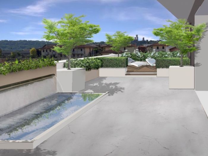 Archisio - Adriana Pedrotti - Progetto Il terrazzo con fontana