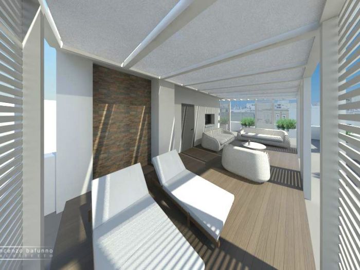 Archisio - Vincenzo Bafunno - Progetto Pergolato architettonico