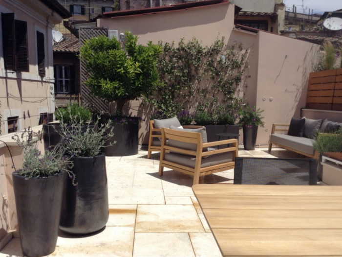 Archisio - Au Dehors Studio - Progetto Una terrazza moderna mediterranea