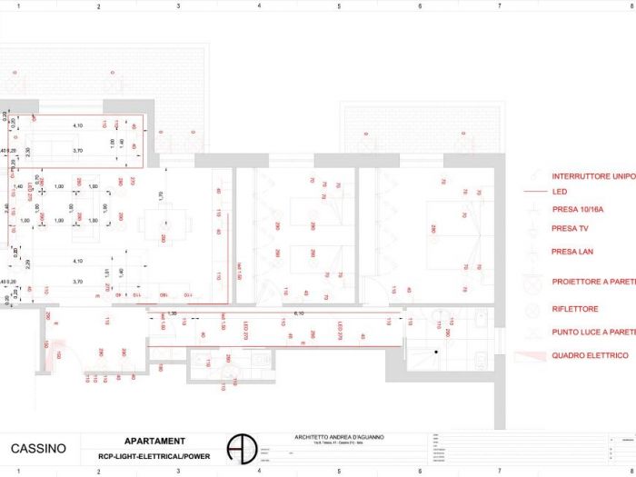 Archisio - Andrea Daguanno - Progetto Ristrutturazione di un appartamento