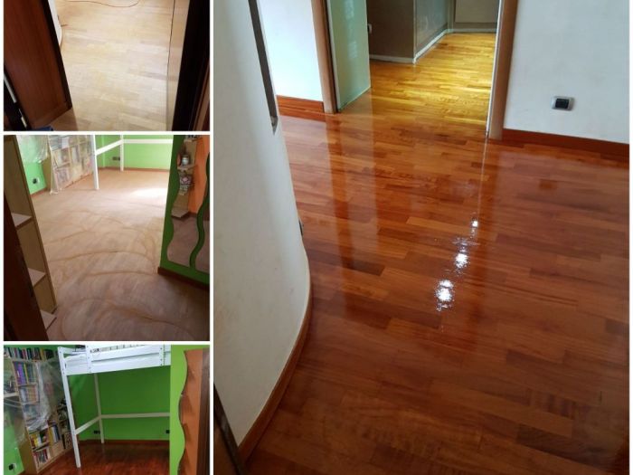 Archisio - Parquettista Roma - Progetto Restauro parquet massello con levigatura e verniciatura