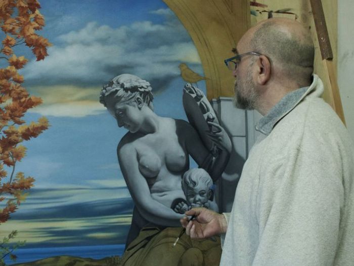 Archisio - Artmande Dimarco Napoletano - Progetto Trompe loeil baccante