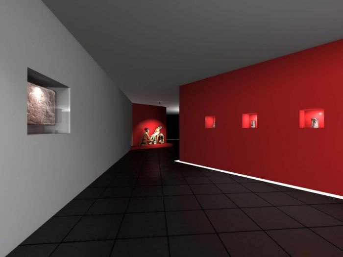 Archisio - Javier Reyes Batista - Progetto Marte museumHall allestimento temporaneo