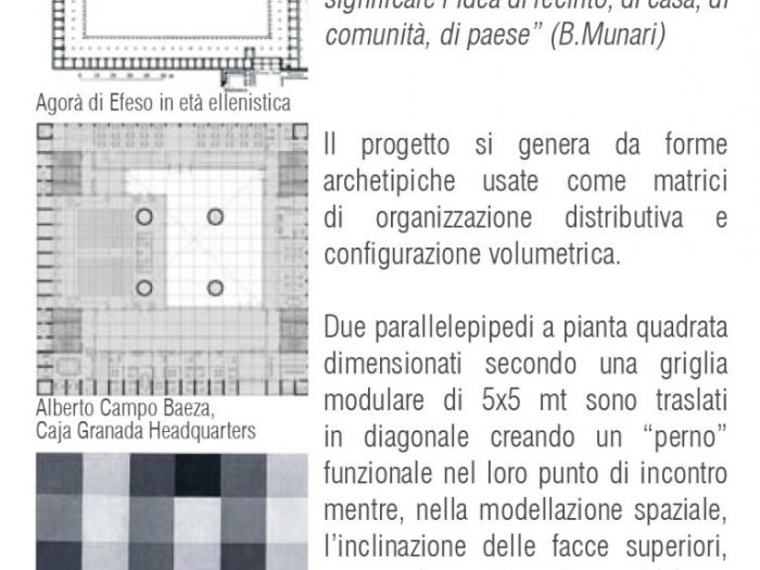 Archisio - Giulio Cucciniello - Progetto Nuova sede municipale di folignano