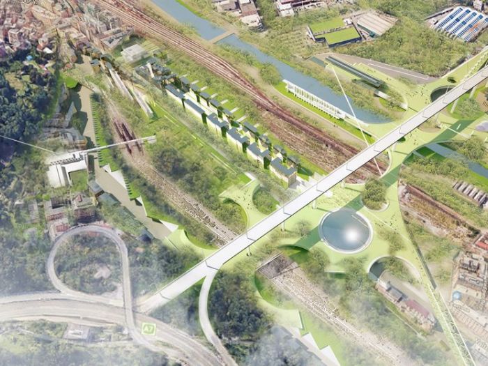 Archisio - Arco Associati Studio Di Architettura E Ingegneria srl - Progetto Il parco del ponte a genova