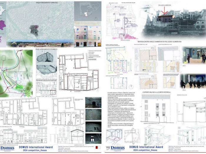 Archisio - Valentina Cacialli - Progetto Domus international award palazzo albertoni nel complesso della crypta balbi Il progetto di restauro per un percorso museale