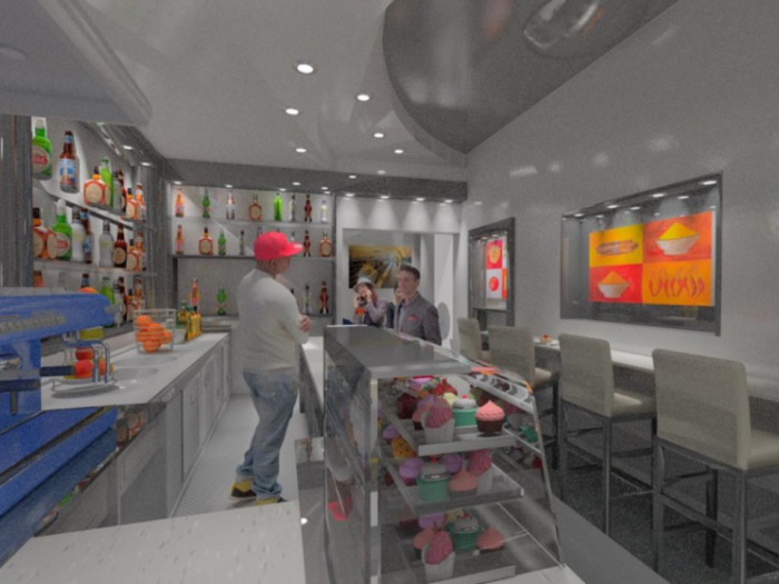 Archisio - Tecnocad Service - Progetto Rendering di lounge bar