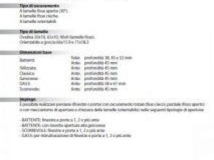 Archisio - Punto Del Serramento - Progetto Persiana alluminio alexia - persiane con lamella da 65 mm