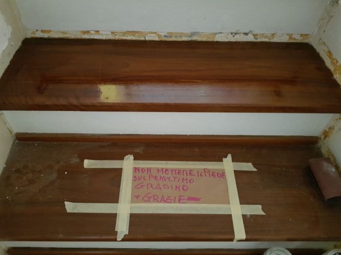 Archisio - Stil Pitture Di Gorgoglione Salvatore - Progetto Ripristini gradini scala in legno