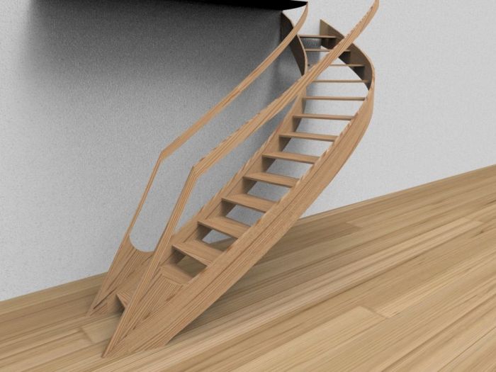 Archisio - Falegnameria Antiquarte Di Moscariello Pier - Progetto Scale in legno