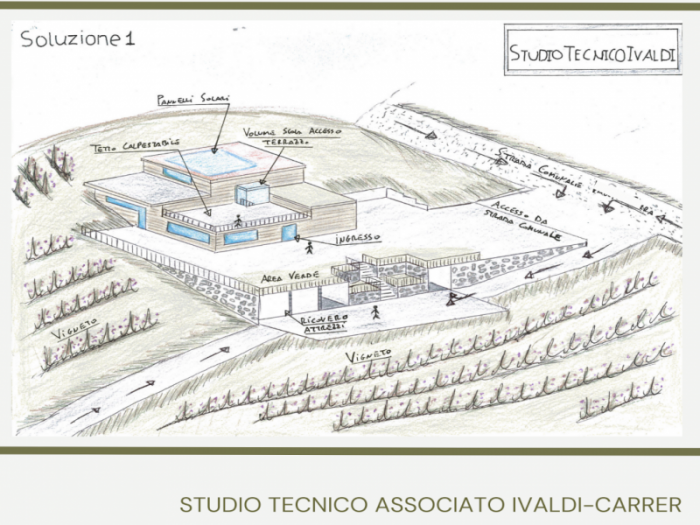 Archisio - Studio Tecnico Associato Ivaldi Carrer - Progetto Architettura in vigna
