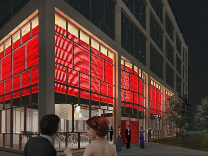 Archisio - Marc - Progetto La nuova entrata libreria caffetteria della galleria darte Hangzhou 2013