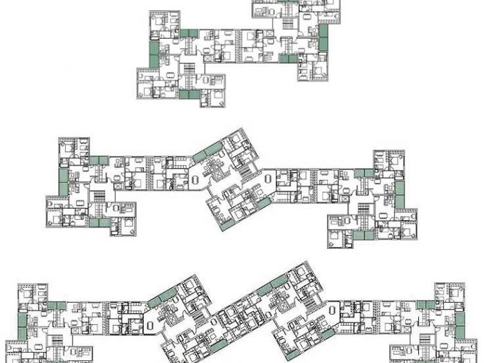 Archisio - Ruggero Lenci - Progetto Concorso ive di social housing in via vallenari
